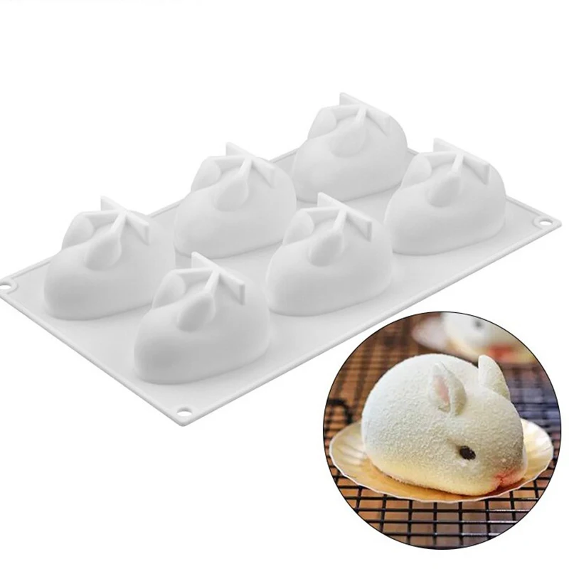 Bunny Cake Mold - Silicone 3D Bunny Rabbit Cake Molds