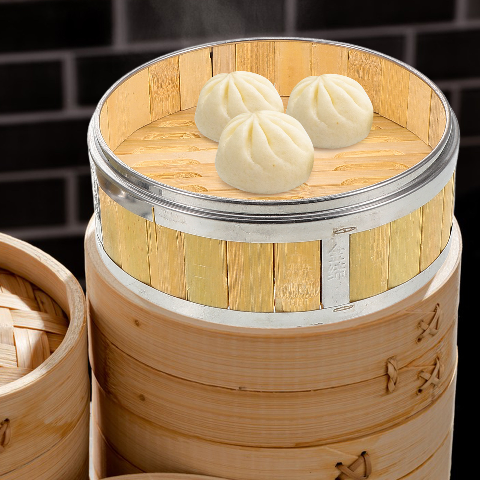 Bao Steamer Bamboo - Bamboo Steamer Basket 18Cm Wooden Chinese