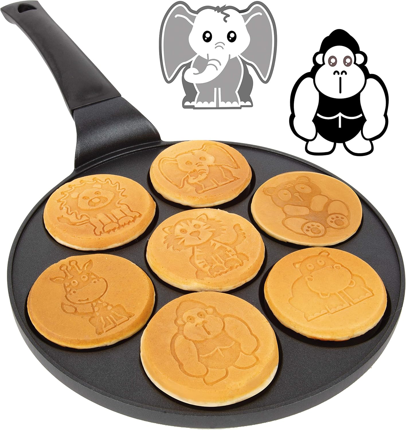 Mini Pancake Griddle - Animal Mini Pancake Pan - Make