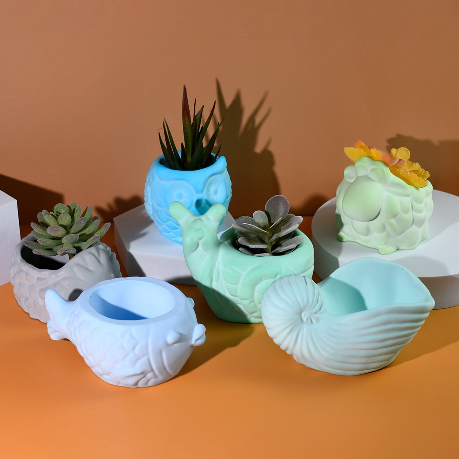 3D Animal Flower Pot Silicone  - Potsticker Mold 리뷰 및 가격