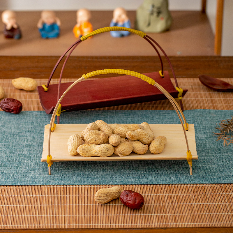 Handwoven Bamboo  Tea Tray Wed - Dim Sum Basket 리뷰 및 가격