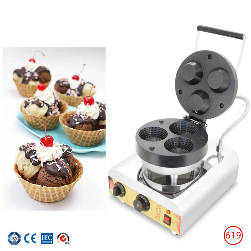Commercial Triple-Hole Ice Cre - Waffle Cone Maker 리뷰 및 가격