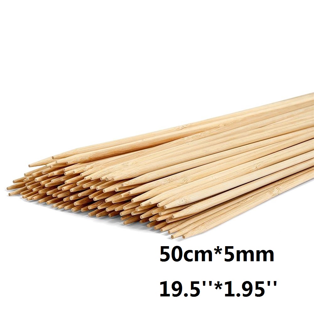 50cm x 5mm Long Disposable BBQ - Corn Dog Stick 리뷰 및 가격