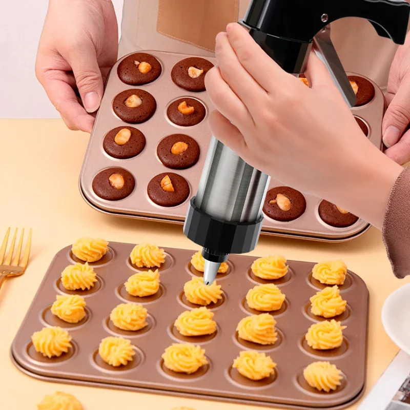 Cookie Press Gun Kit Stainless - Churros Maker Gun 리뷰 및 가격