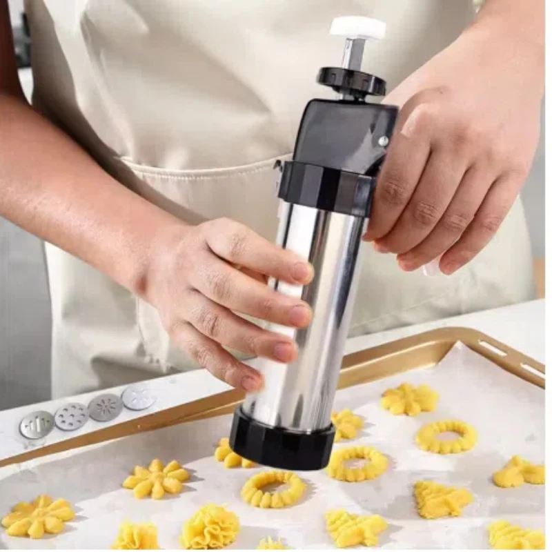 Cookie Press Gun Kit Stainless - Churros Maker Gun 리뷰 및 가격