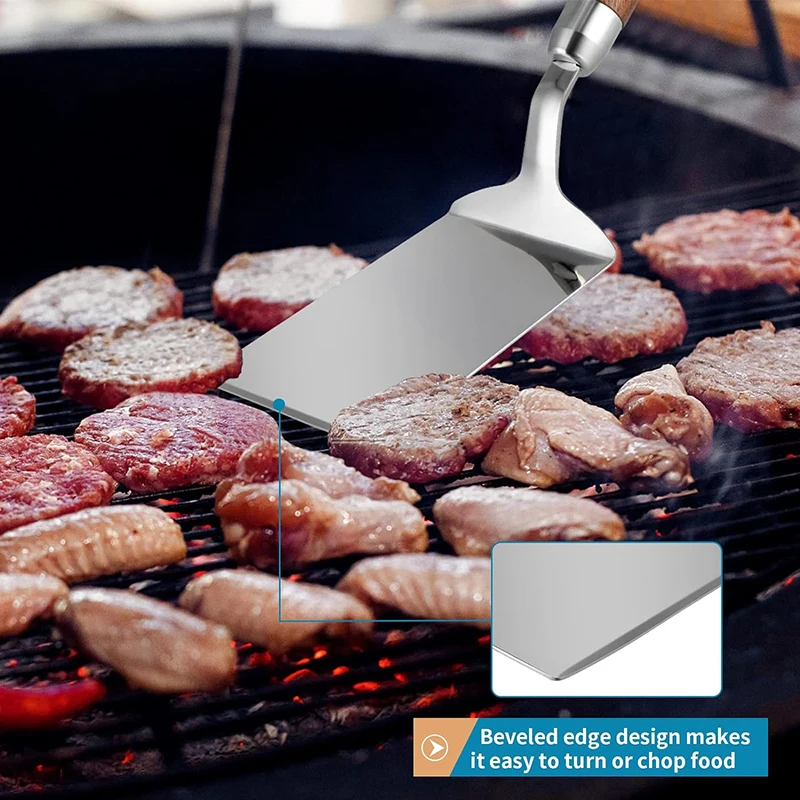 Stainless Steel Spatula with W - Okonomiyaki Spatula 리뷰 및 가격