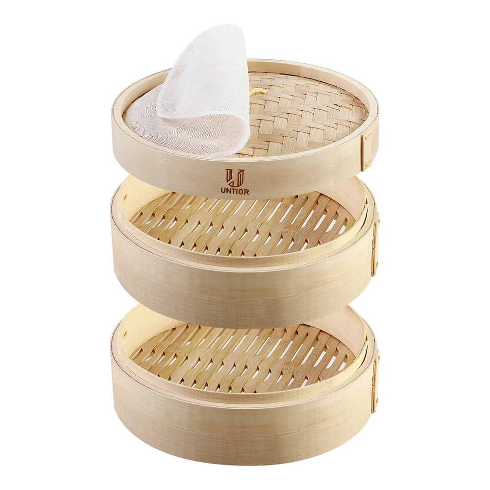 Bamboo Steamer Basket with Lid - Bao Steamer Bamboo 리뷰 및 가격