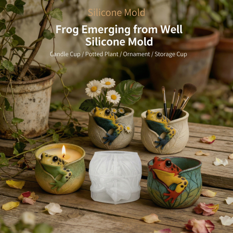 A silicone mold for a frog-sha - Potsticker Mold 리뷰 및 가격