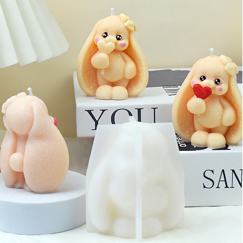 3D Long-eared Rabbit Silicone  - Bunny Cake Mold 리뷰 및 가격