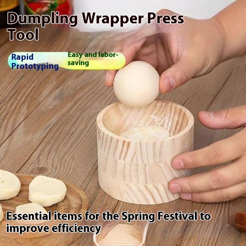 1 Set Wooden Dumpling Maker -  - Dumpling Press Set 리뷰 및 가격