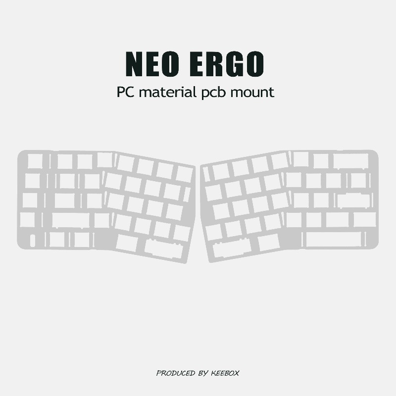 Neo Ergo Keyboard Positioning  - Crepe Pan Carbon 리뷰 및 가격