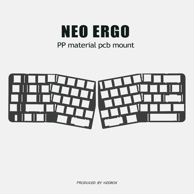 Neo Ergo Keyboard Positioning  - Crepe Pan Carbon 리뷰 및 가격