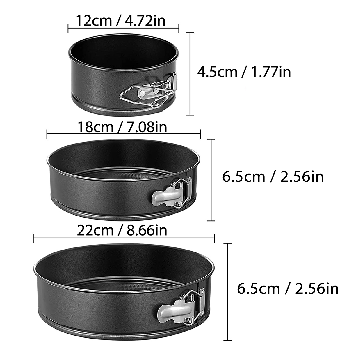 1PC, 3PCS Cake Pan Set, Round  - Egg Waffle Pan 리뷰 및 가격