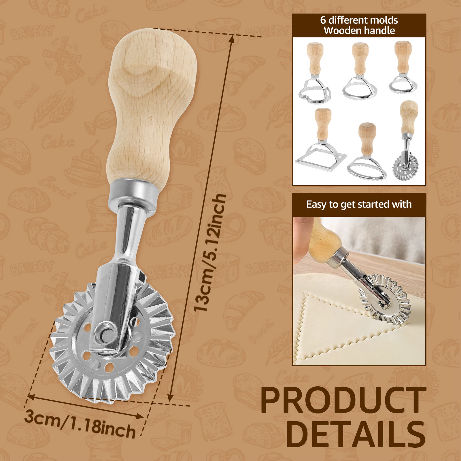 6Pcs Ravioli Maker Set Ravioli - Dumpling Press Set 리뷰 및 가격
