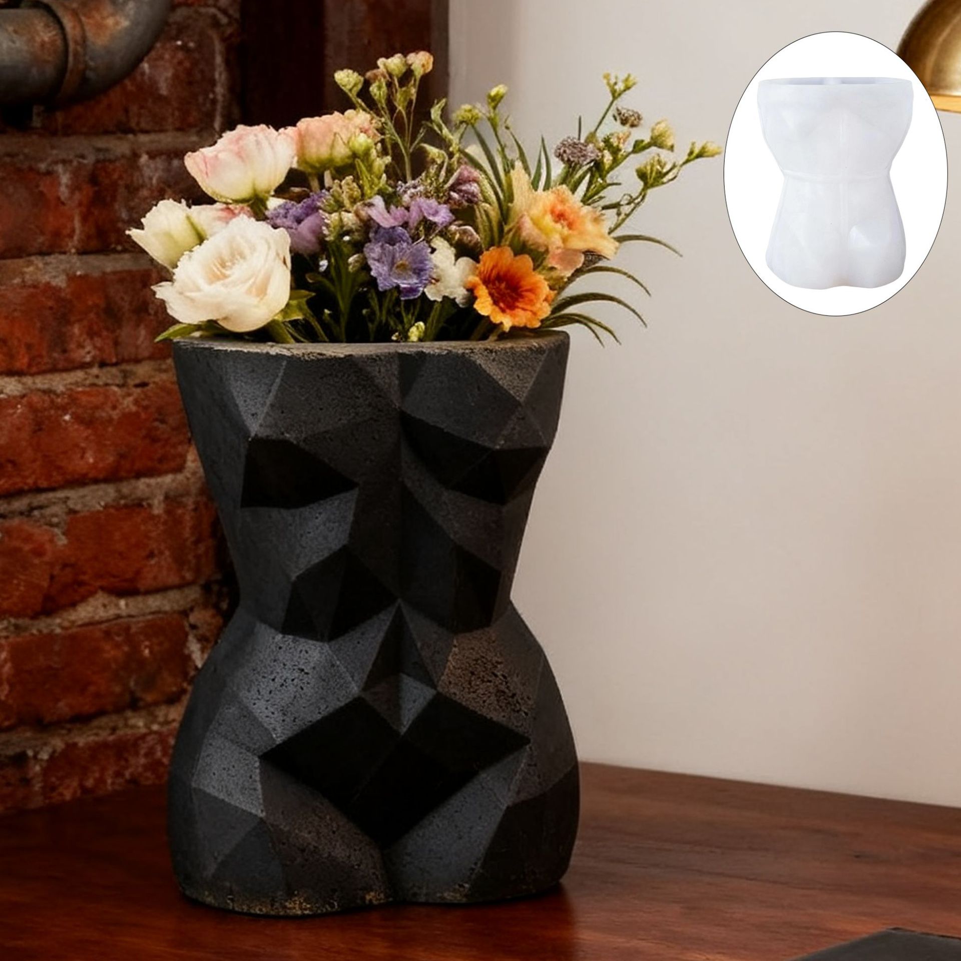 3D Geometric Female Body Flowe - Potsticker Mold 리뷰 및 가격
