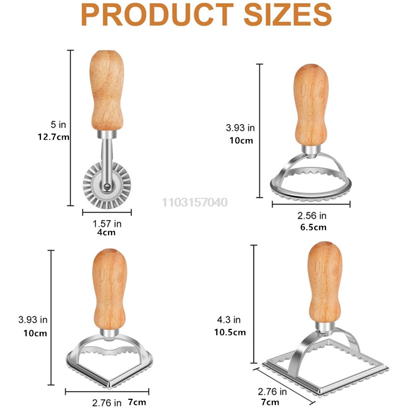 3/4Pcs Manual Pasta Molds Set  - Dumpling Press Set 리뷰 및 가격