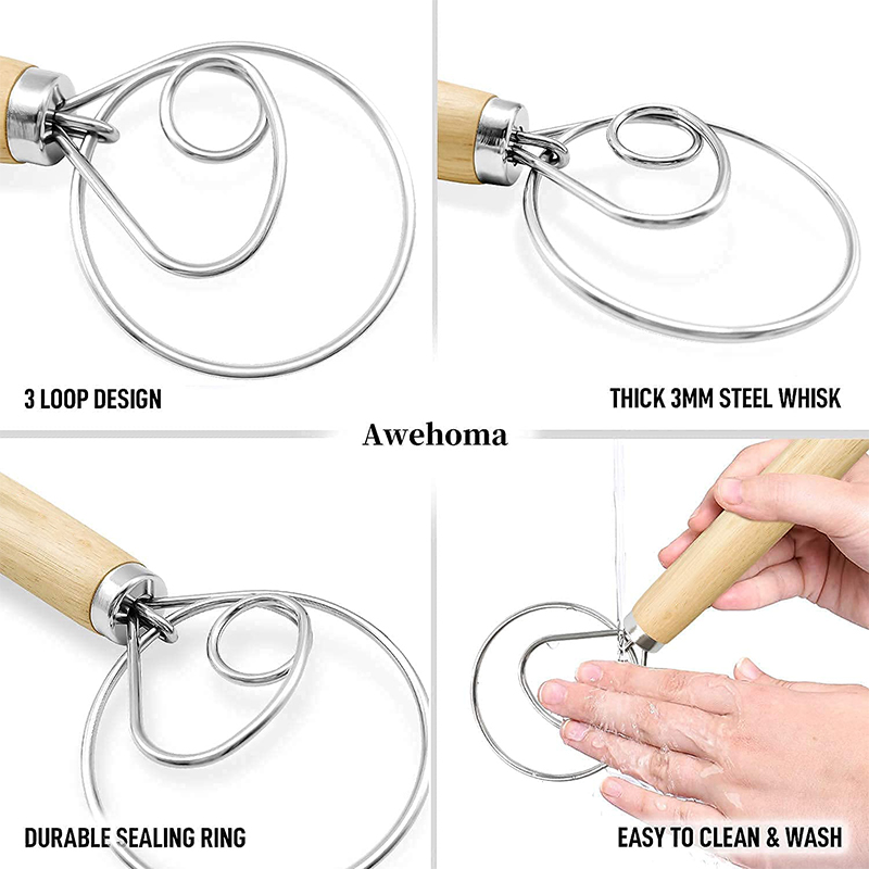 Large Hand Danish Dough Whisk  - Danish Pancake Pan 리뷰 및 가격