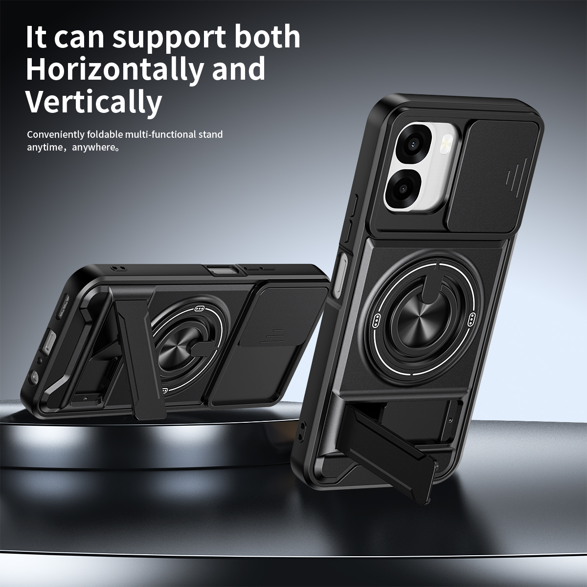 Armor Phone Case For Oppo A6x  - Taco Stand Holder 리뷰 및 가격