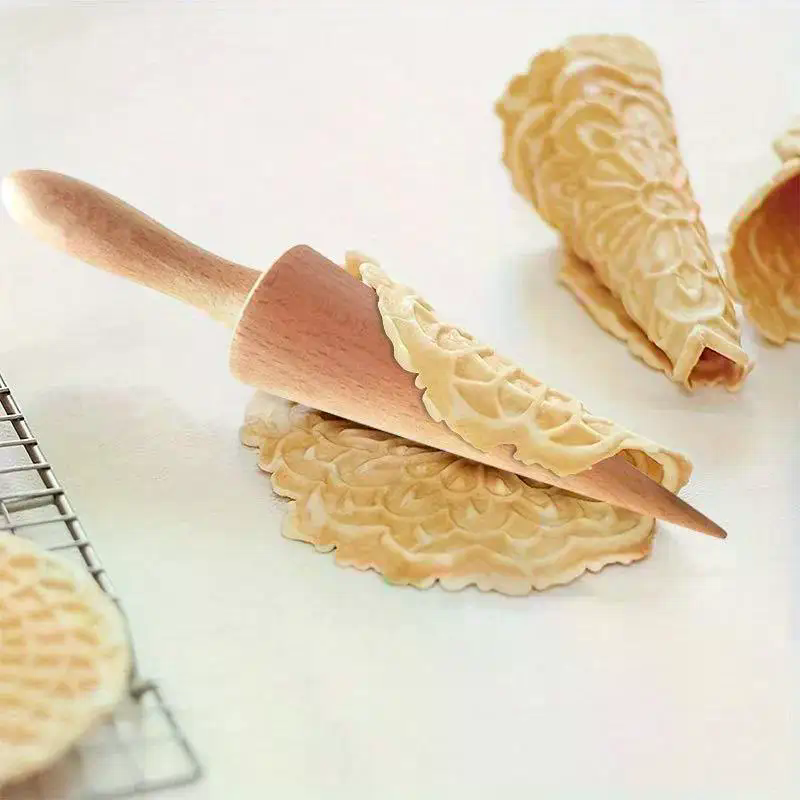 1pc, Wooden Ice Cream Cone Mol - Waffle Cone Maker 리뷰 및 가격