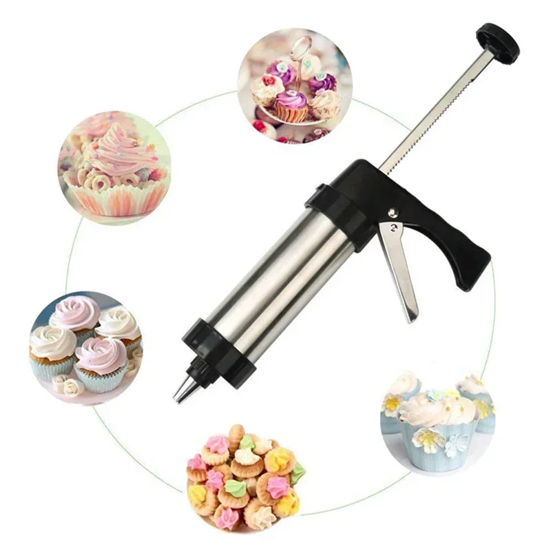 Cookie Press Gun Kit Stainless - Churros Maker Gun 리뷰 및 가격