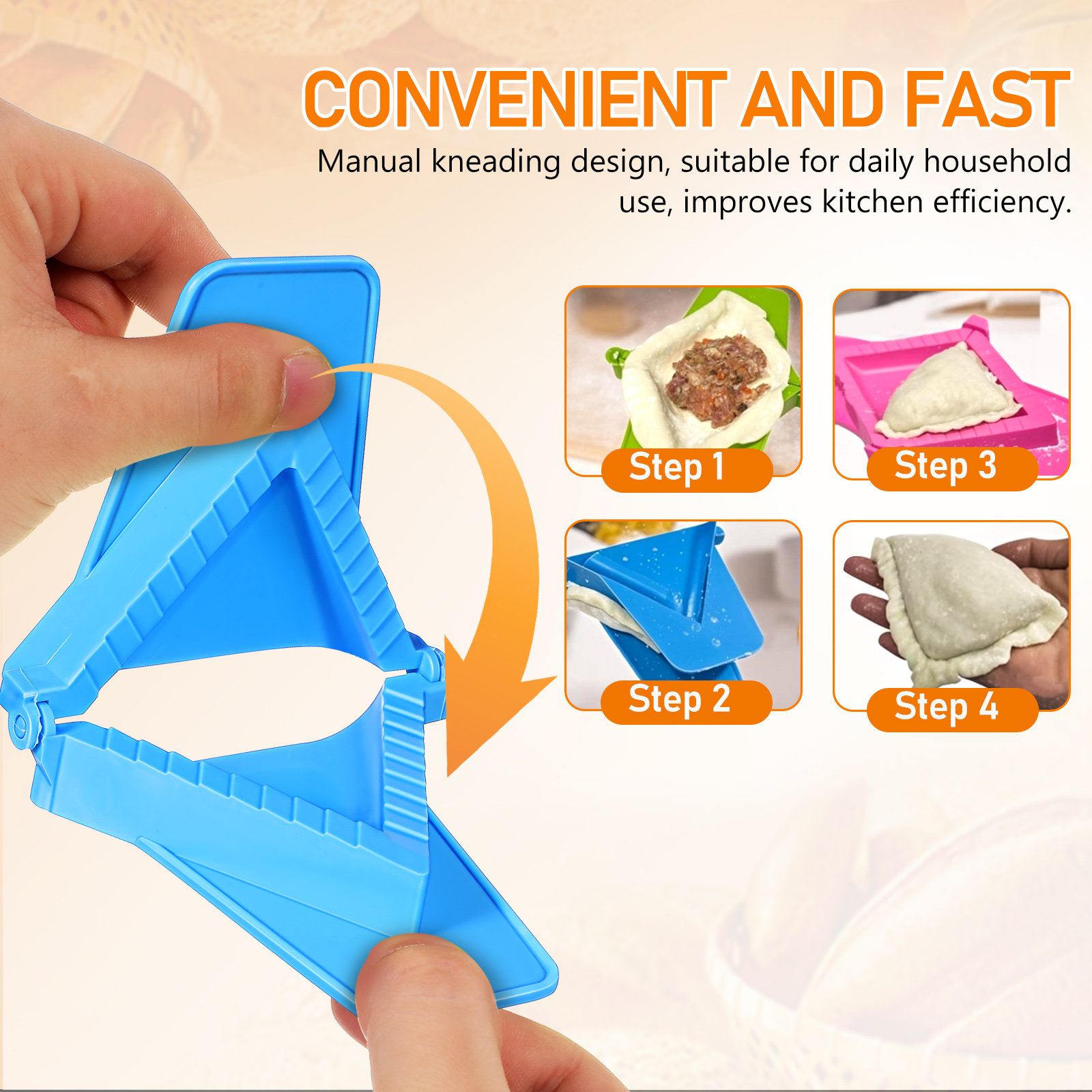 3Pcs Lightweight Square Dumpli - Dumpling Press Set 리뷰 및 가격