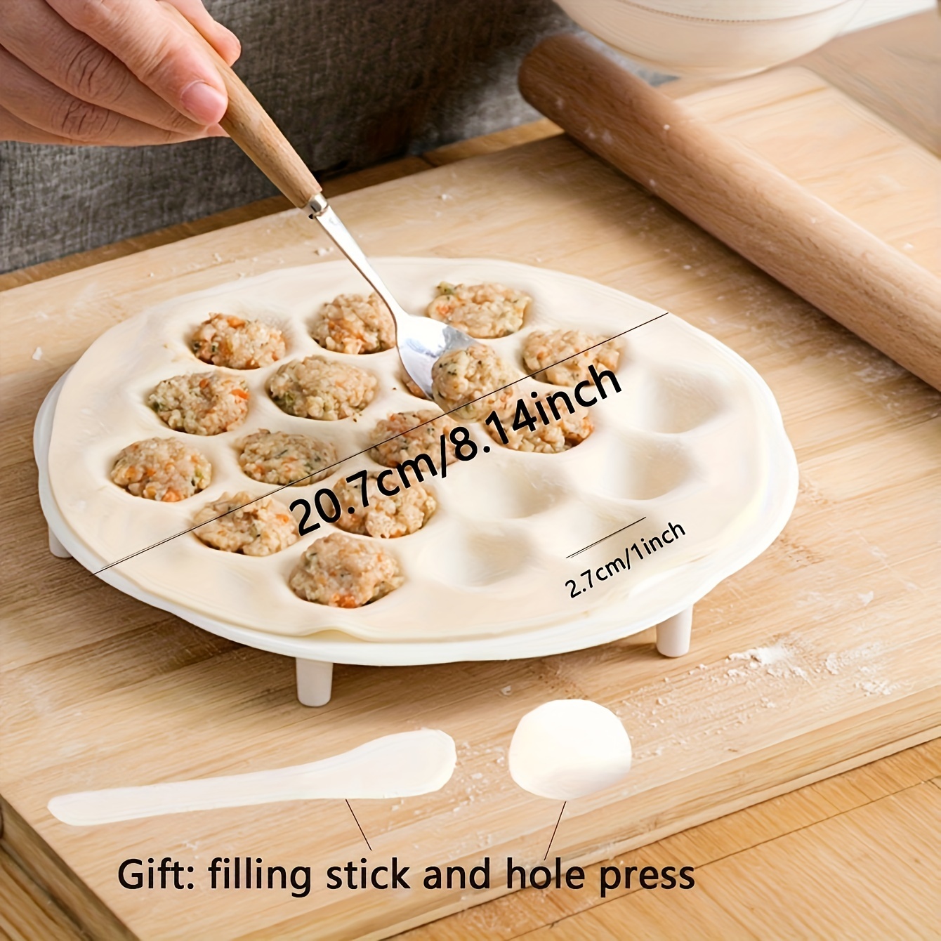 1pc- Simple Chinese Dumplings  - Dumpling Press Set 리뷰 및 가격