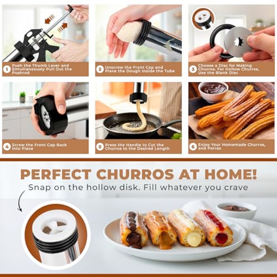Churro Maker Machine and Sprit - Churros Maker Gun 리뷰 및 가격