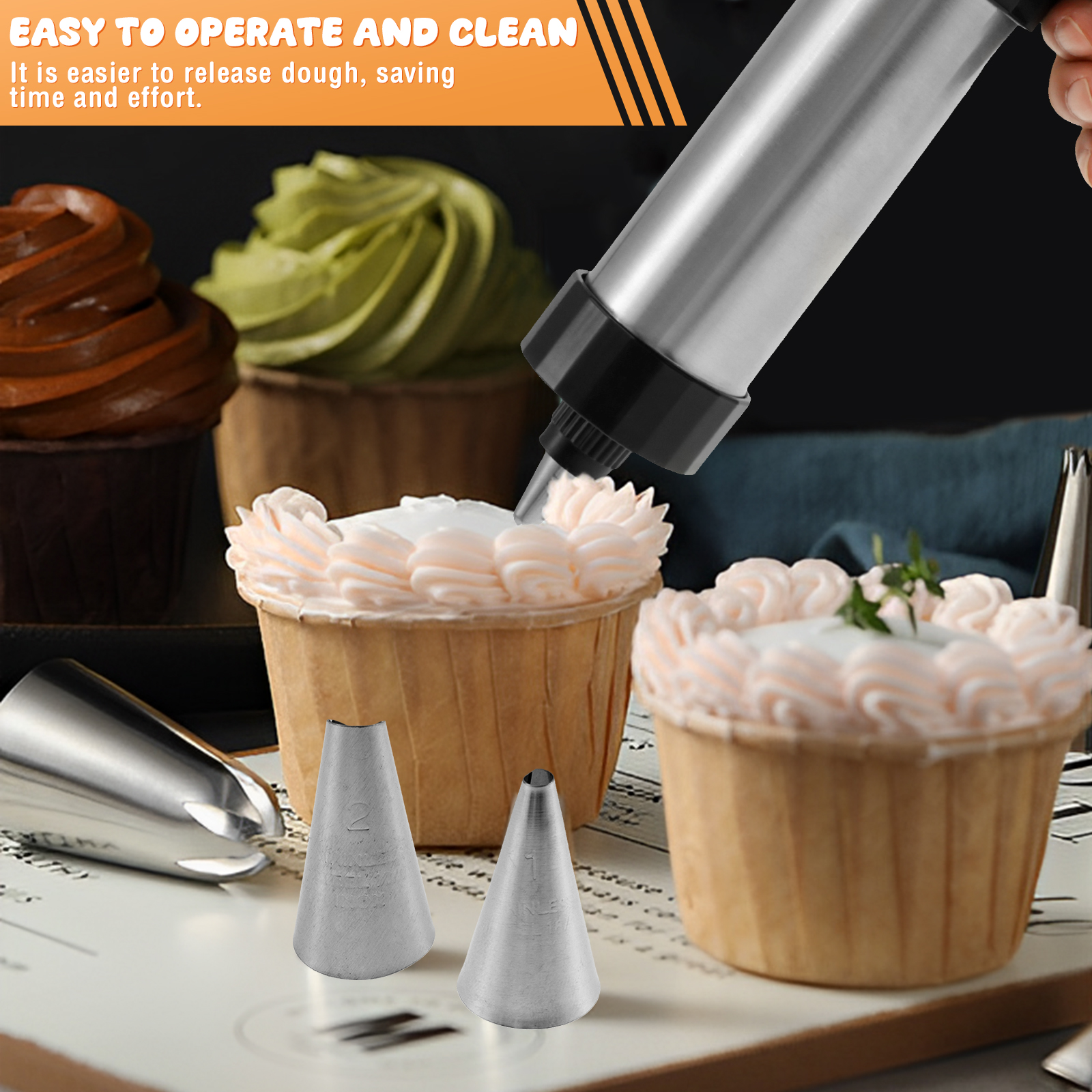 Stainless Steel Cookie Gun Chu - Churros Maker Gun 리뷰 및 가격