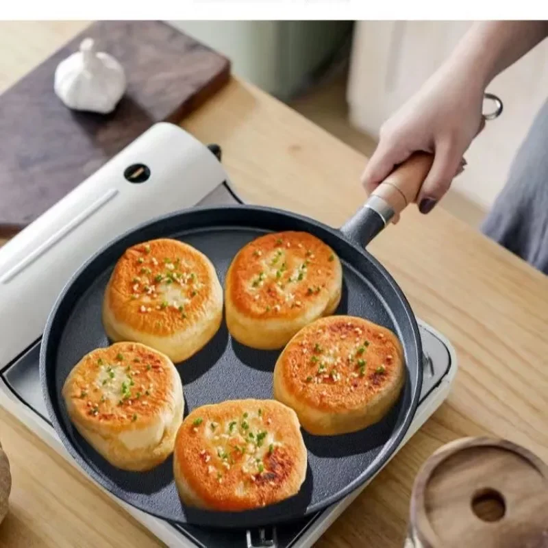 20/23/26cm Cast Iron Flat Pan, - Danish Pancake Pan 리뷰 및 가격