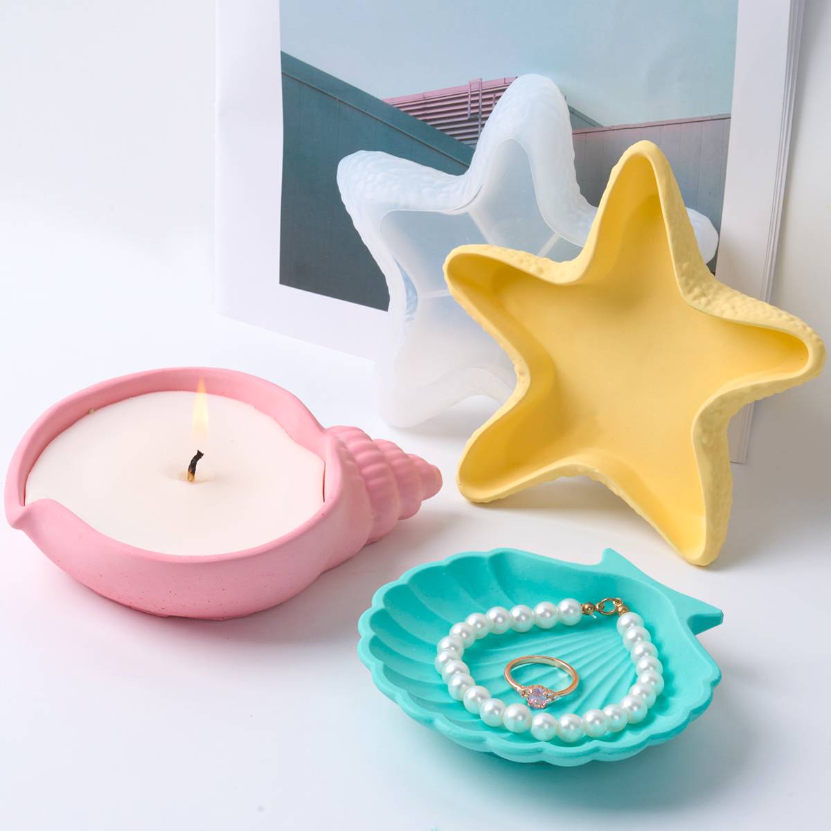 DIY Concrete Starfish Starage  - Potsticker Mold 리뷰 및 가격