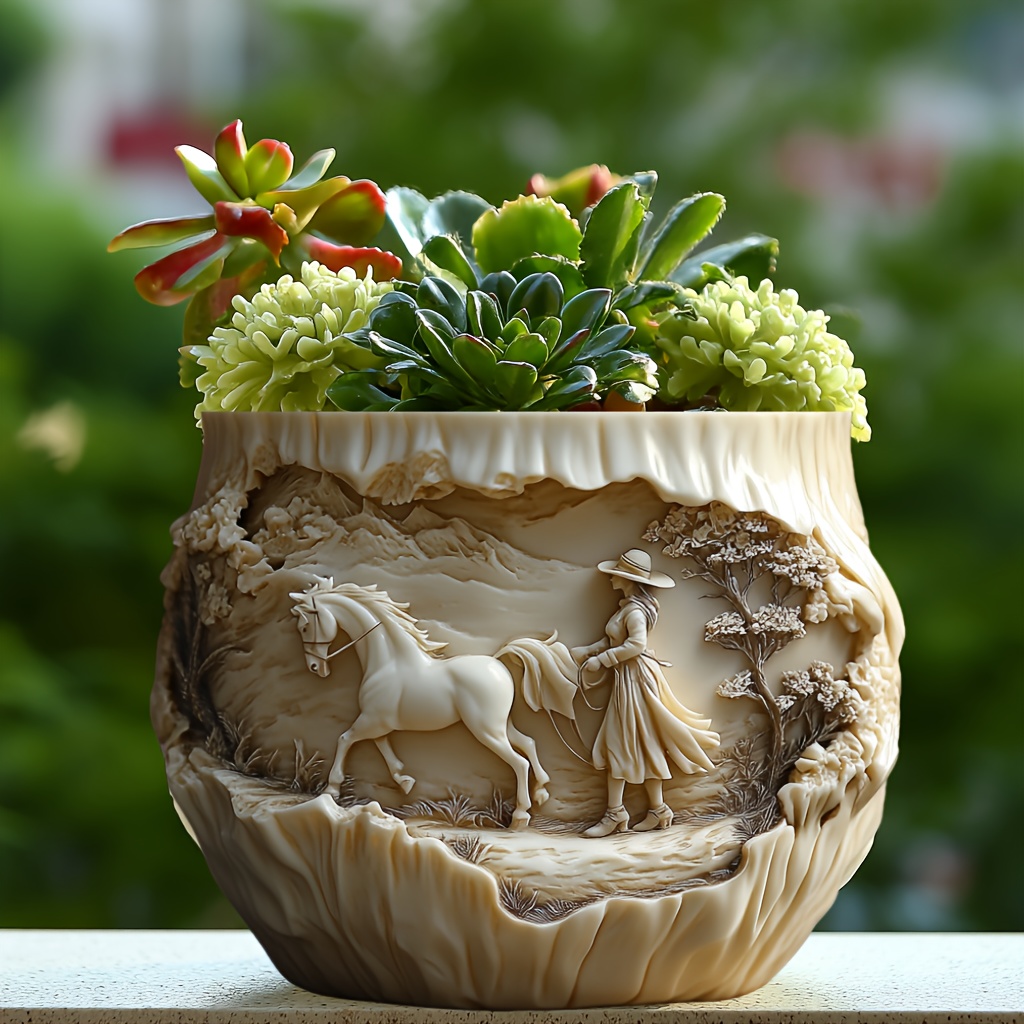 Beauty holding horse relief su - Potsticker Mold 리뷰 및 가격
