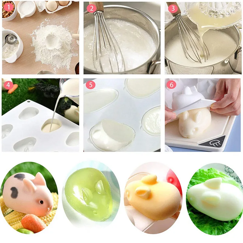 Silicone 3D Bunny Rabbit Cake  - Bunny Cake Mold 리뷰 및 가격