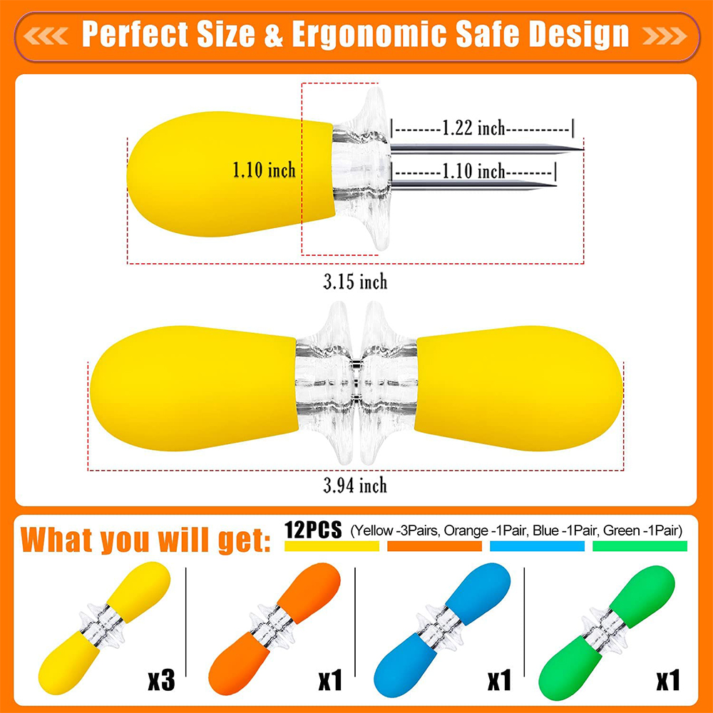 LMETJMA 12pcs/set Corn Holders - Corn Dog Stick 리뷰 및 가격