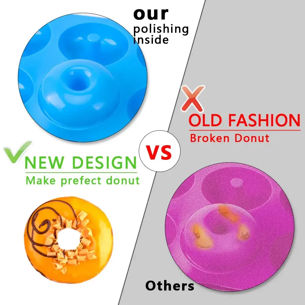 1/2pcs Silicone Muffins Donut  - Donut Mold Silicone 리뷰 및 가격