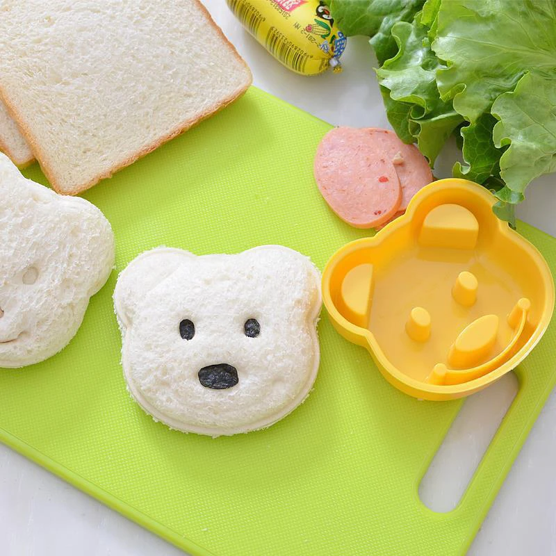 2pcs Sandwich Mould Bear Cat R - Bunny Cake Mold 리뷰 및 가격