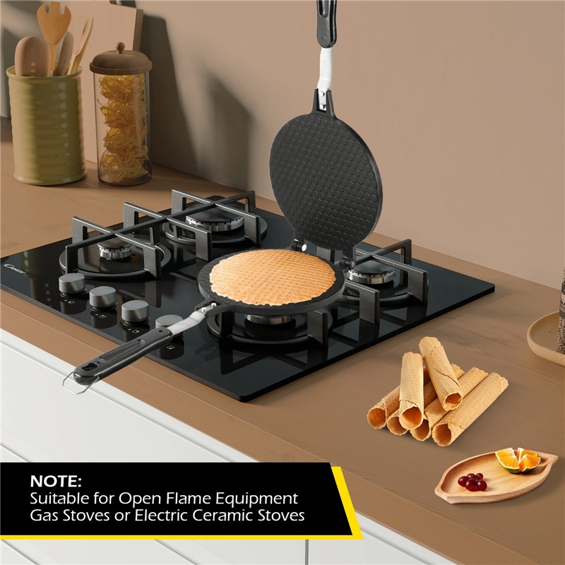 22cm Non-Stick Egg Roll Waffle - Waffle Cone Maker 리뷰 및 가격