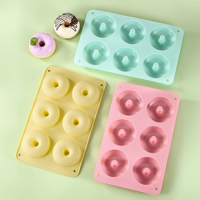 6 Donut Cake Silicone Molds Ki - Donut Mold Silicone 리뷰 및 가격