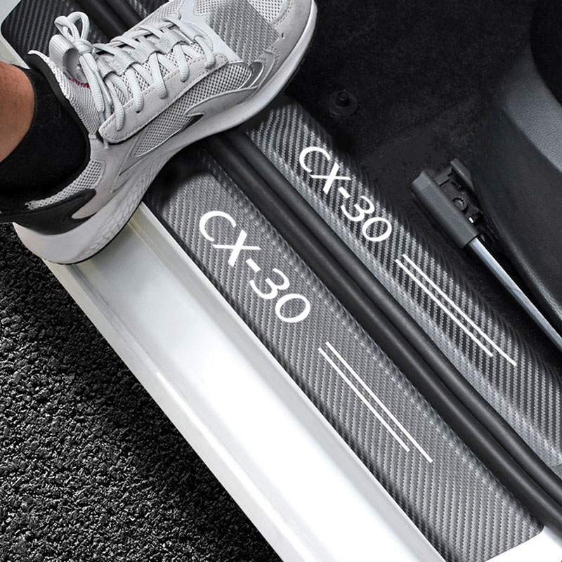 Car Door Sill Guard Plate Thre - Crepe Pan Carbon 리뷰 및 가격