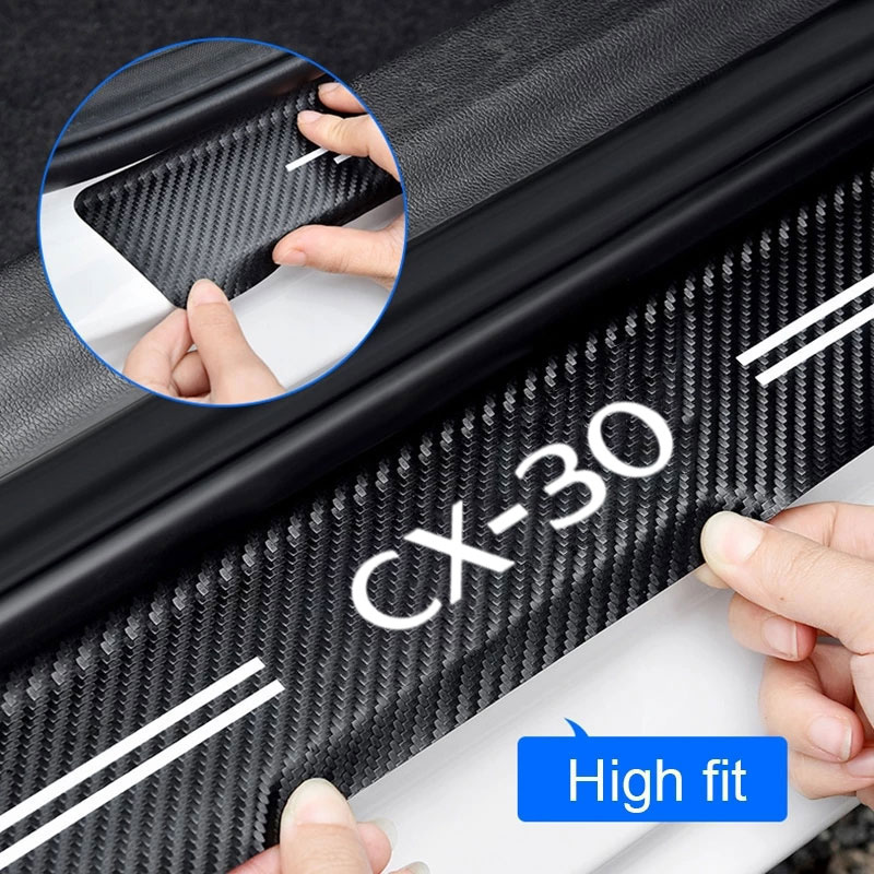 Car Door Sill Guard Plate Thre - Crepe Pan Carbon 리뷰 및 가격