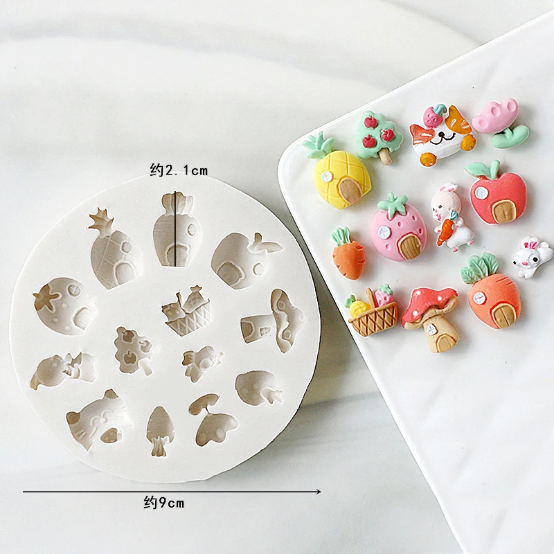 Cute Bunny Bear Carrot House S - Bunny Cake Mold 리뷰 및 가격