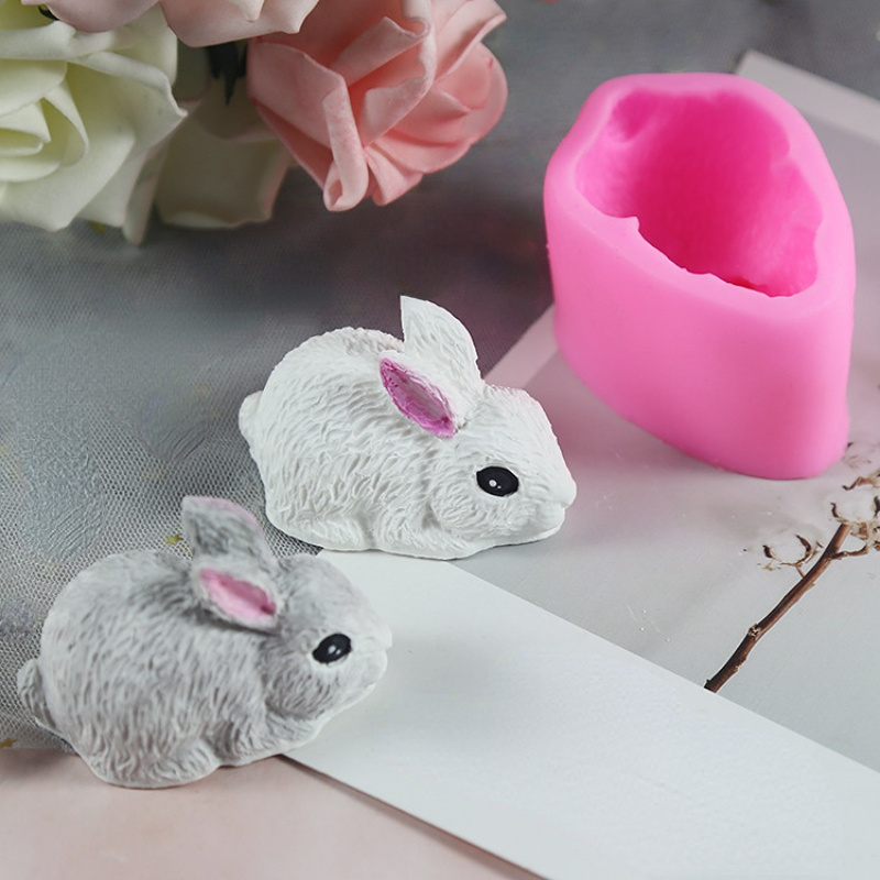3d Rabbit Silicone Candle Mold - Bunny Cake Mold 리뷰 및 가격