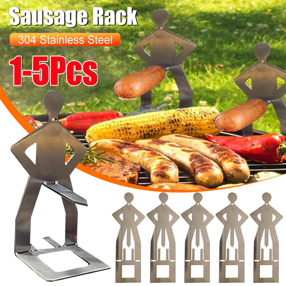 5-1PCS BBQ Sausage Holder Stai - Hot Dog Press 리뷰 및 가격