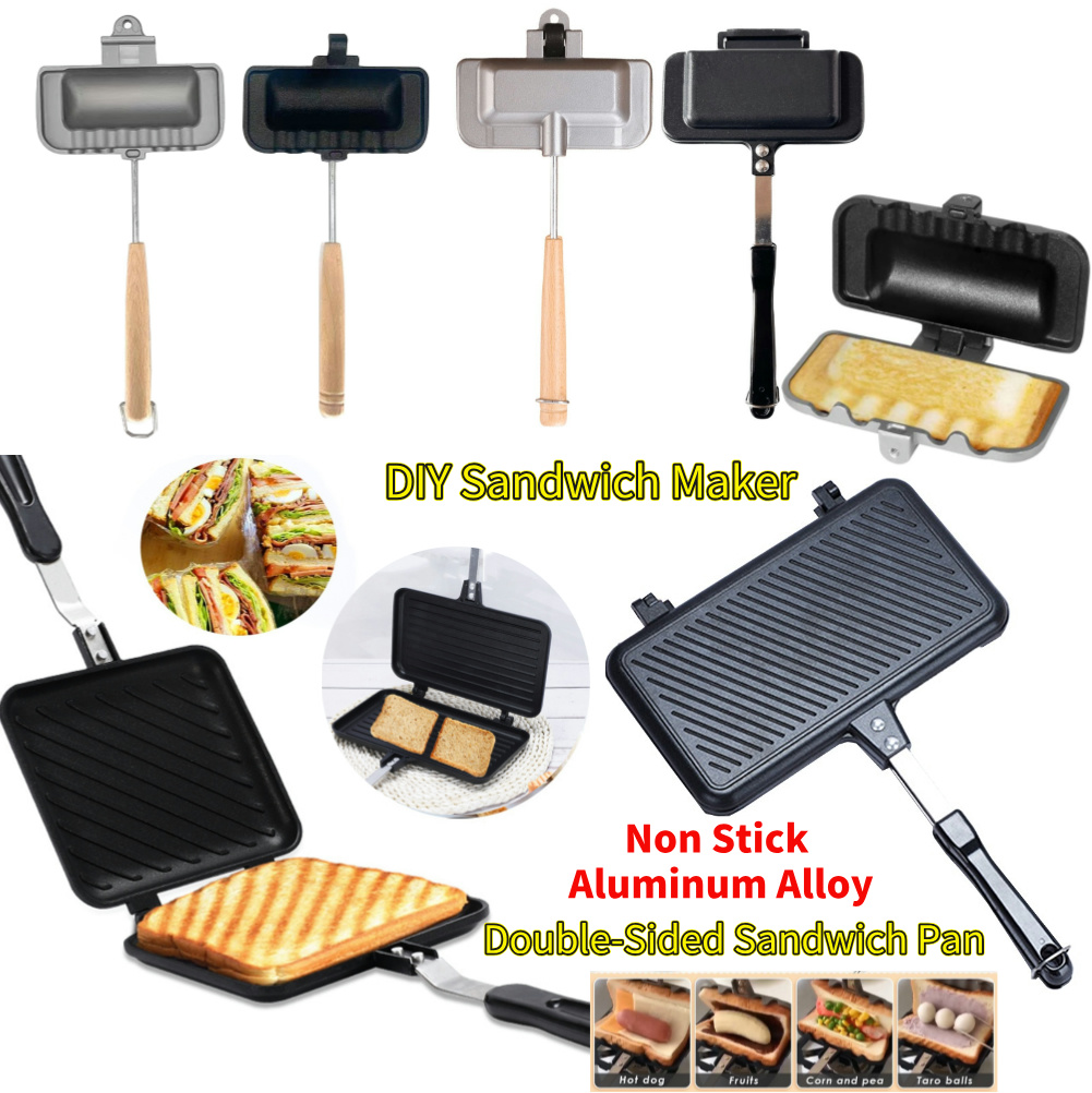 Double-Sided Sandwich Pan Non  - Hot Dog Press 리뷰 및 가격