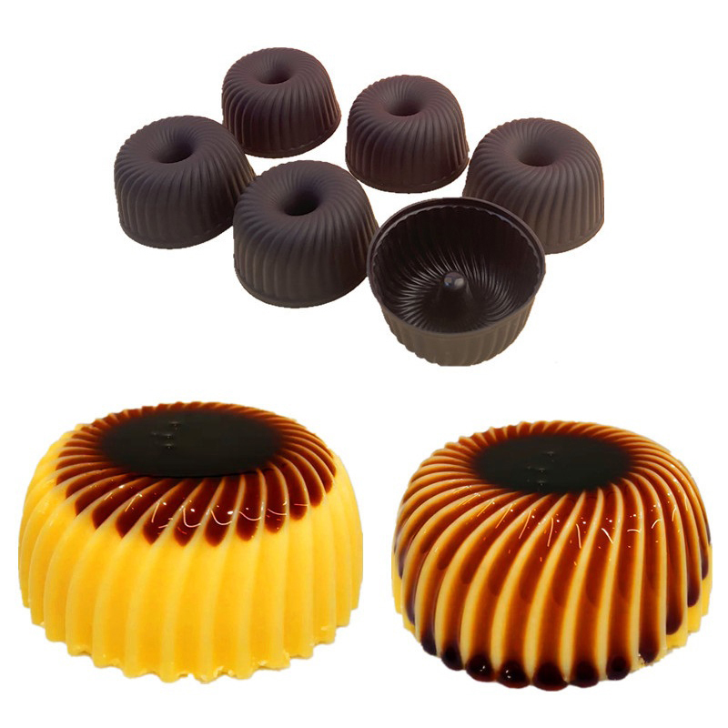 C 1pc Caramel Pudding Jelly Pa - Donut Mold Silicone 리뷰 및 가격
