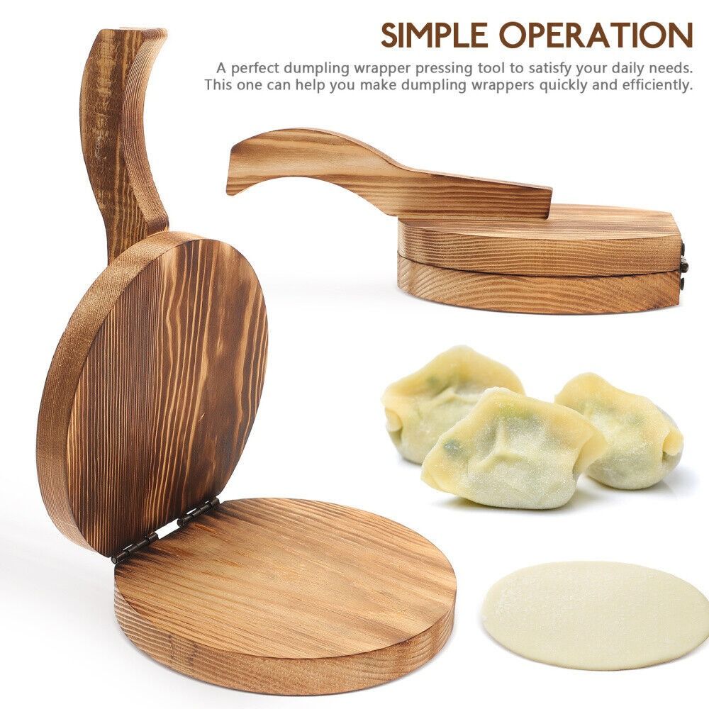 Wooden Dough Presser Chapati P - Dumpling Press Set 리뷰 및 가격