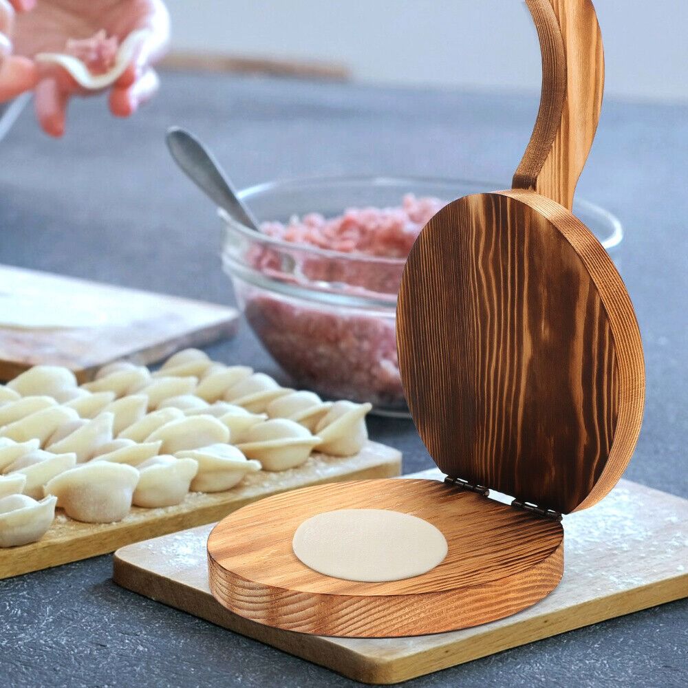 Wooden Dough Presser Chapati P - Dumpling Press Set 리뷰 및 가격