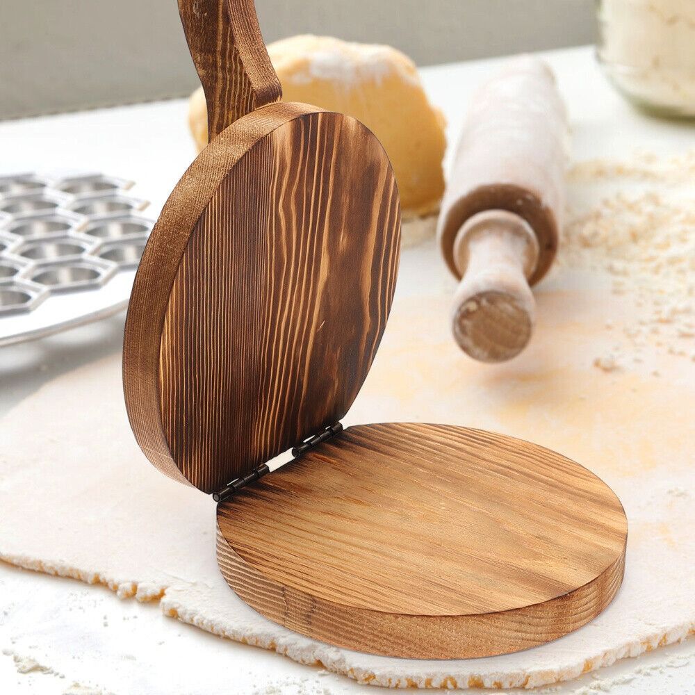 Wooden Dough Presser Chapati P - Dumpling Press Set 리뷰 및 가격