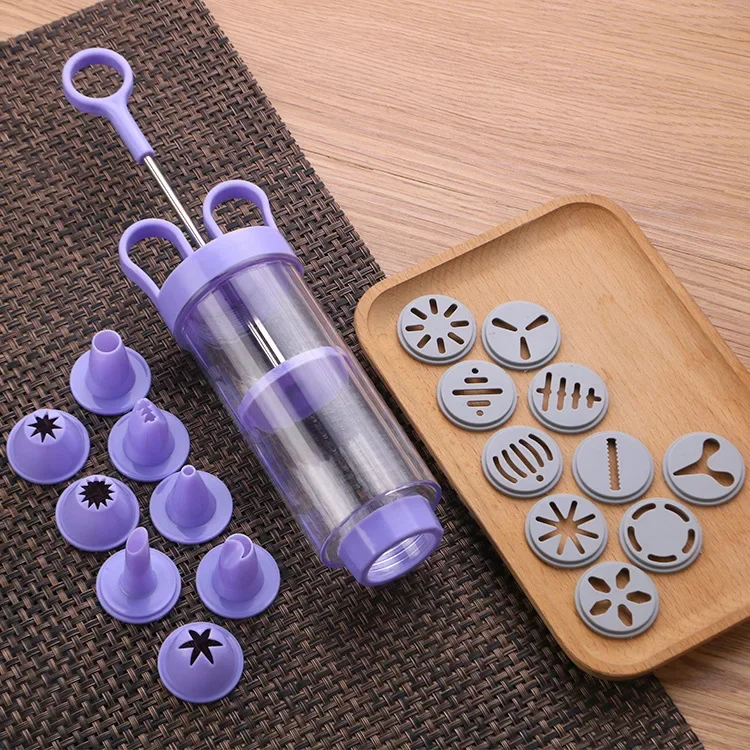 DIY Manual Cookie Press Maker  - Churros Maker Gun 리뷰 및 가격