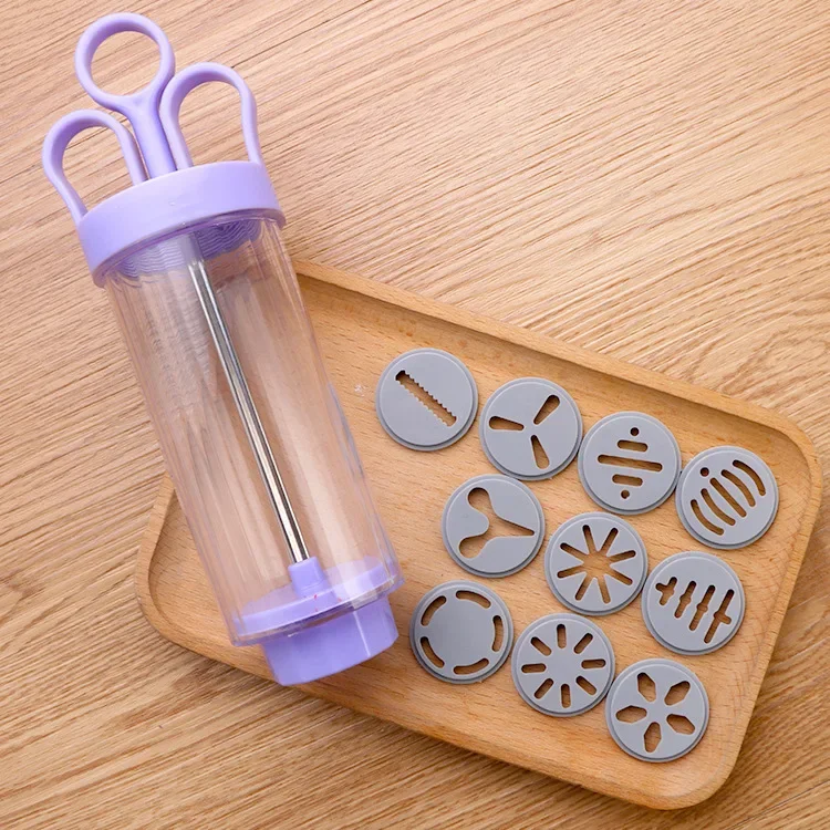 DIY Manual Cookie Press Maker  - Churros Maker Gun 리뷰 및 가격