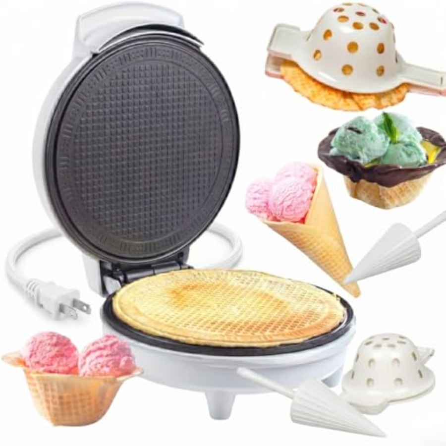 Waffle Cone and Ice Cream Bowl - Waffle Cone Maker 리뷰 및 가격